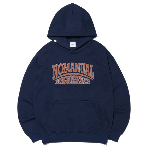 NOMANUAL(ノーマニュアル)    A.R HOODIE - DARK NAVY
