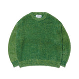 NOMANUAL(ノーマニュアル)    CROPPED HAIRY KNIT - GRASS GREEN