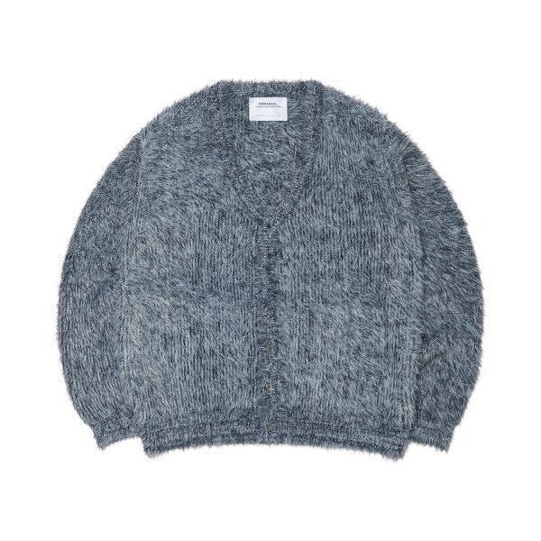 NOMANUAL(ノーマニュアル)    BULKY HAIRY CARDIGAN - MELANGE