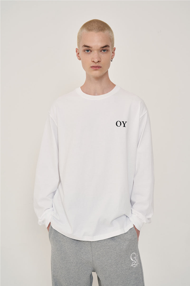 オーワイ(OY) THEME LOGO T-WHITE
