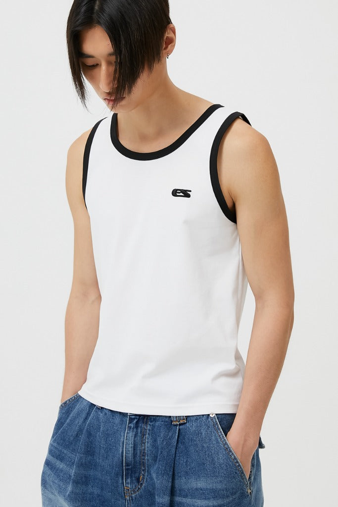 イーエスシースタジオ(ESC STUDIO)  coloration sleeveless (white)