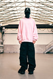 GRAFFITIONMIND(グラフィティオンマインド)          ESSENTIAL G LOGO DESTROYED HOODIE (PINK)