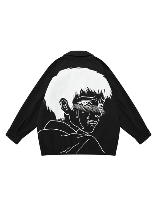 アジョバイアジョ(AJOBYAJO)    Crying Boy Jacket [Black]