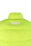 オーワイ(OY) SIDE ZIPPER LOGO DOWN JUMPER-NEON GREEN