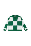 ReinSein（レインセイン）Green Checkerboard Knitwear