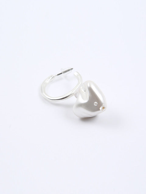 TMO BY 13MONTH（ティーエムオーバイサーティンマンス）WILD PEARL SILVER RING EARRING (SILVER)