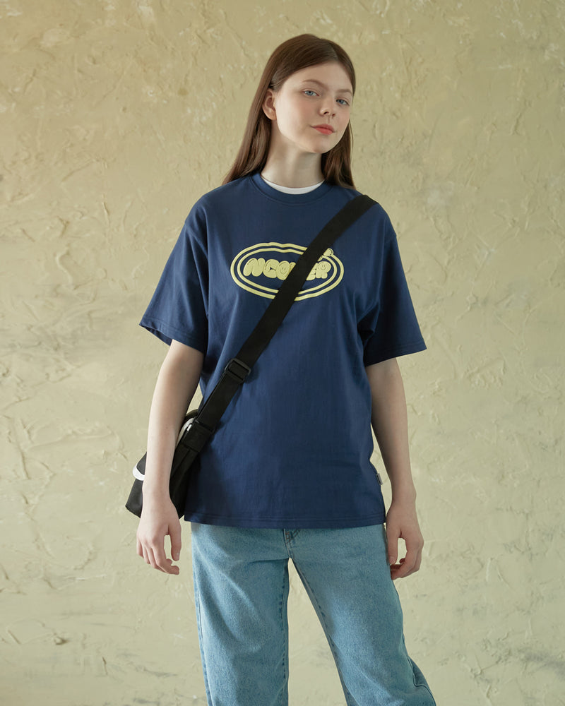 NCOVER（エンカバー）ORIGINAL BUBLLE LOGO TSHIRT-NAVY