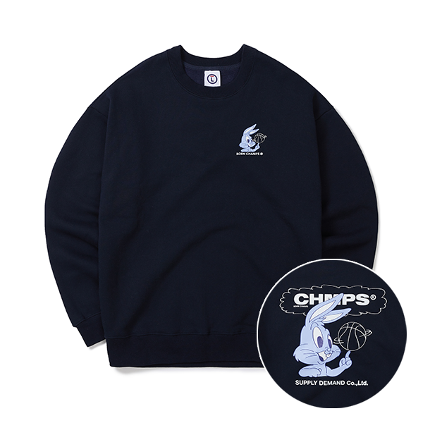 ボーンチャンプス(BORN CHAMPS)   JONY CREWNECK B21FT08NA