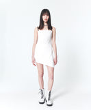 INPREP (インプレップ）Raw Edge Mini Dress White