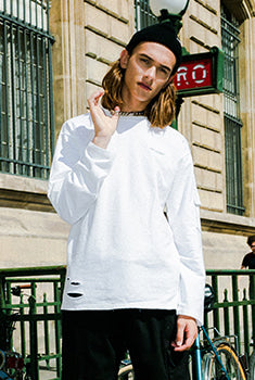 シディスコンマ(SHETHISCOMMA) CUTTING SLEEVE T