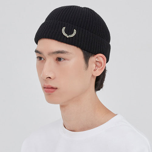 ROMANTIC CROWN(ロマンティック クラウン)LAUREL CROWN WATCH CAP_BLACK