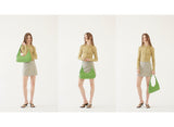 TMO BY 13MONTH（ティーエムオーバイサーティンマンス）CURVED SHAPE BAG (GREEN)