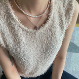 Nff(エヌエフエフ) 	 heart shape silver necklace