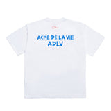 アクメドラビ(acme' de la vie) [ADLV X SIMPSONS] PAINT HOMER SHORT SLEEVE T-SHIRT WHITE
