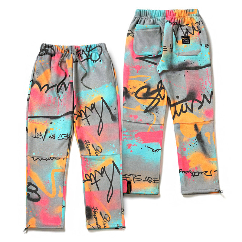 STIGMA(スティグマ)  21 PAINTING HEAVY SWEAT JOGGER PANTS MULTI