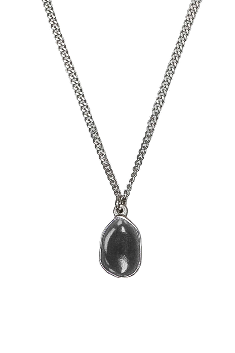BLACKPURPLE (ブラックパープル) pebble necklace _black
