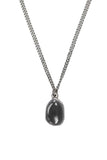 BLACKPURPLE (ブラックパープル) pebble necklace _black