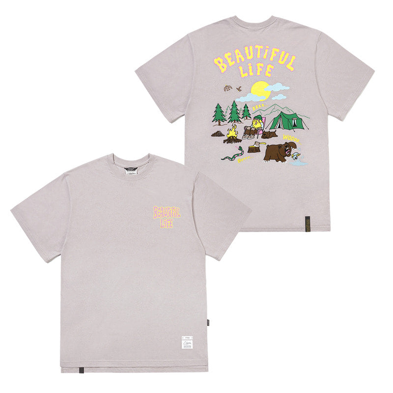 STIGMA(スティグマ) 22 BEAUTIFUL LIFE OVERSIZED T-SHIRTS LIGHT PURPLE