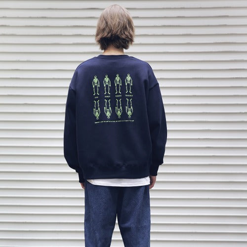 メスノウン(MASSNOUN) EQUAL DEATH SWEATSHIRT MFECR001-NV
