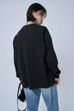 オーワイ(OY) VINE MELTING LOGO LONG SLEEVE-BLACK