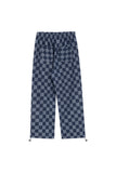 オーワイ(OY) OVER CHECK LOGO PANTS-GREY