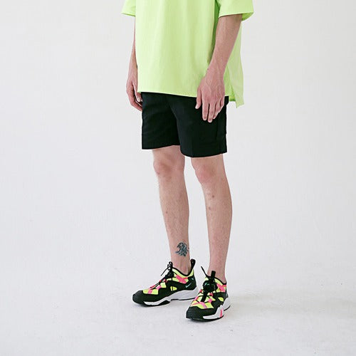 メスノウン(MASSNOUN) MSNU TWO POCKET CARGO SHORT PANTS MSESP004-BK