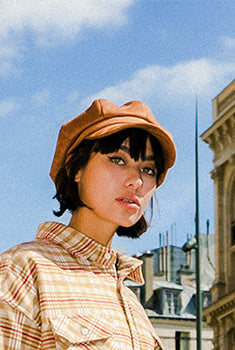 シディスコンマ(SHETHISCOMMA)BASIC NEWSBOY CAP