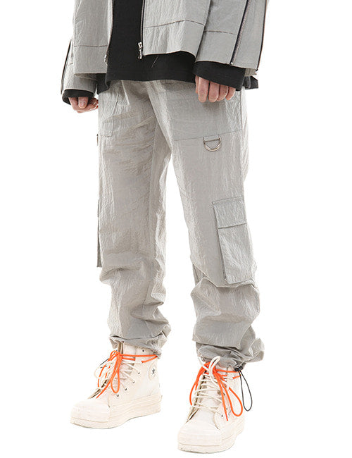 ランベルシオ(LANG VERSIO) 219 Nylon Metal String Jogger Pants VER.1