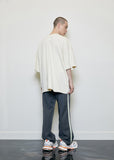 ディープリーク(DPRIQUE) 05 OVERSIZED T-SHIRT - BEIGE