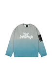 オーワイ(OY) GRADATION LOGO POCKET LONG SLEEVE-GREY