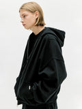 ディープリーク(DPRIQUE)  OVERSIZED FULL ZIP HOODIE - BLACK