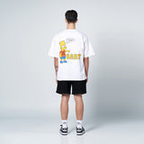 アクメドラビ(acme' de la vie) [ADLV X SIMPSONS] HOMEWORK BART SHORT SLEEVE T-SHIRT WHITE