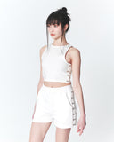 INPREP (インプレップ）Hook N Eye Tank Top White