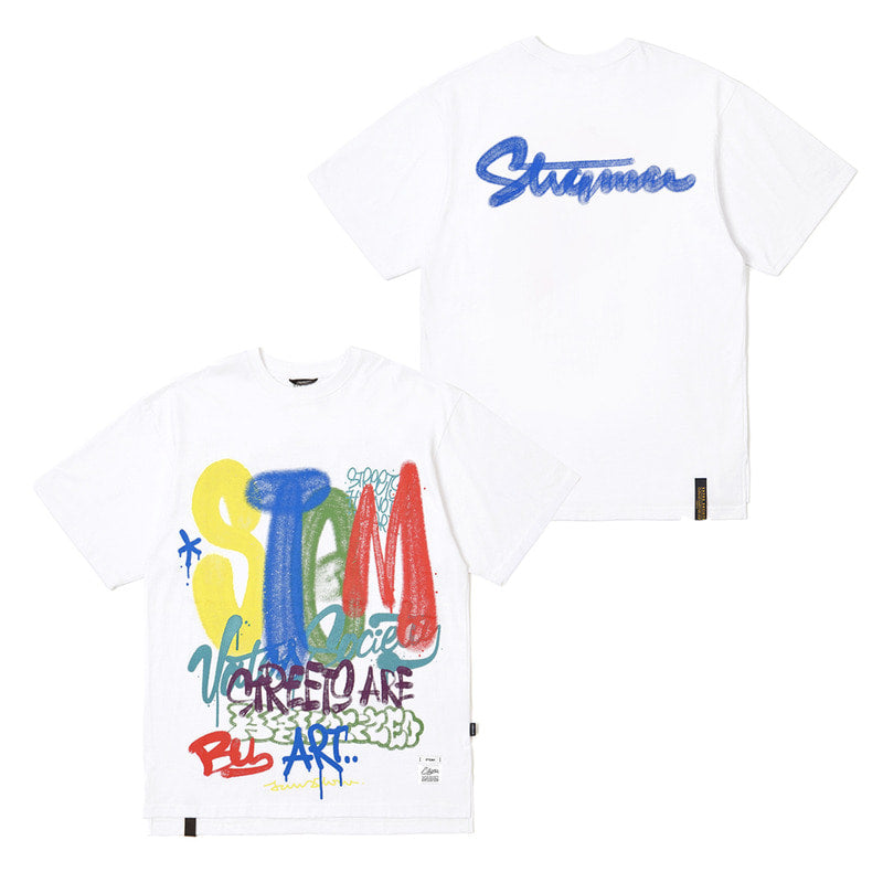 STIGMA(スティグマ) 22 GRAFFITI OVERSIZED T-SHIRTS WHITE