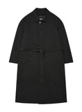 アジョバイアジョ(AJOBYAJO) Washed Cotton Oversized Coat [Black]