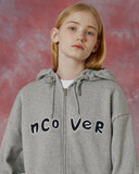 NCOVER（エンカバー）SIGNATURE PATCH LOGO HOODIE ZIPUP-GREY