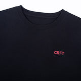 GRAFFITIONMIND(グラフィティオンマインド)          GRFT LONG SLEEVE TEE (BLACK)