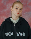 NCOVER（エンカバー）SIGNATURE PATCH LOGO HOODIE ZIPUP-NAVY