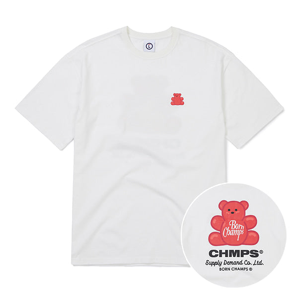 ボーンチャンプス(BORN CHAMPS) JELLY BEAR TEE B21ST09RE