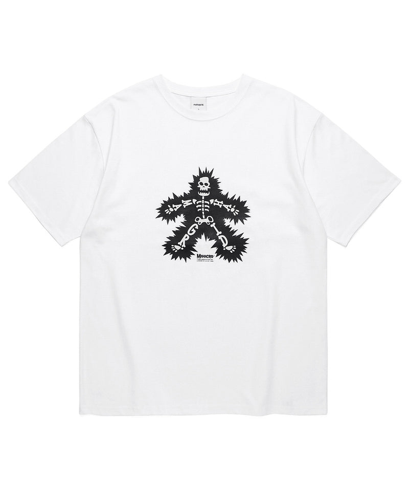 mahagrid (マハグリッド) SKELETON TEE [WHITE]