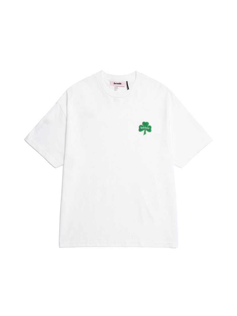 benir (ベニル) BENIR CLOVER T-SHIRTS [WHITE]