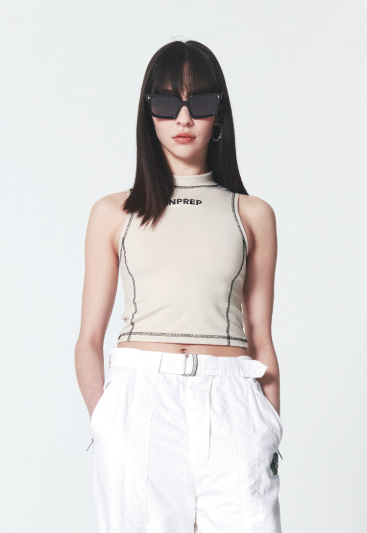 INPREP (インプレップ）Active Classic Cropped Top Ivory