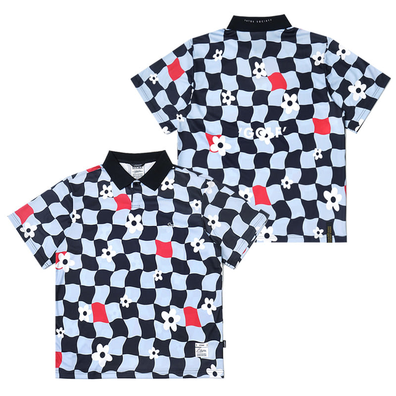 STIGMA(スティグマ) 22 CHECKER GOLF OVERSIZED PK T-SHIRTS PATTERN