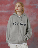 NCOVER（エンカバー）SIGNATURE PATCH LOGO HOODIE ZIPUP-GREY