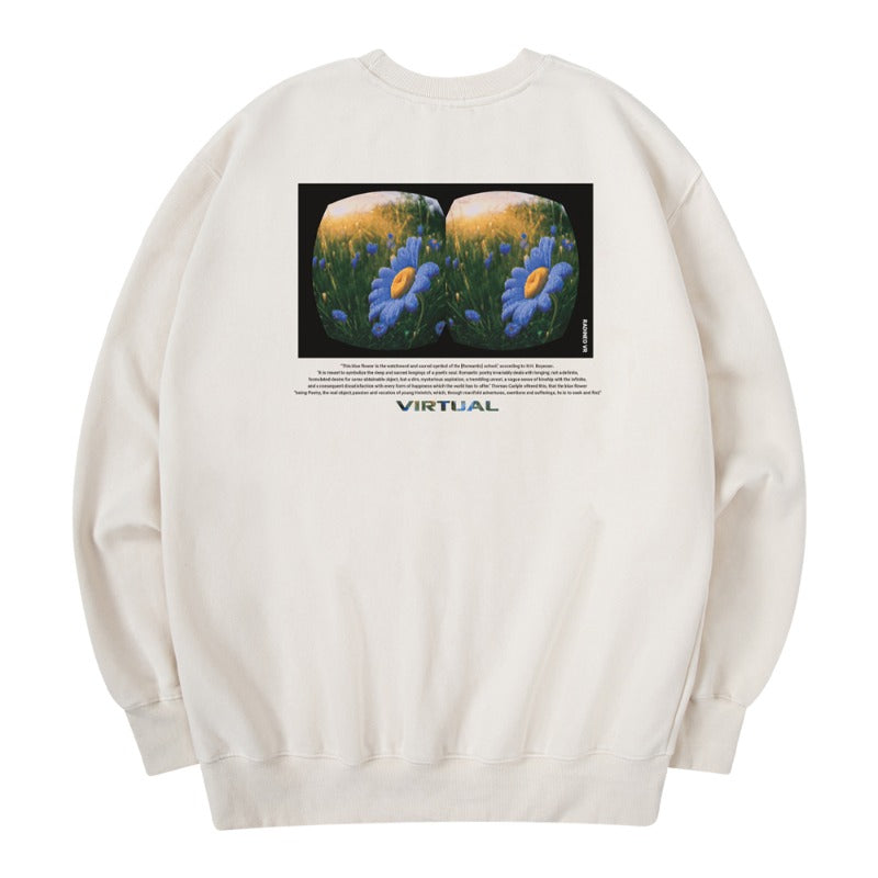 RADINEO (ラディネオ)　Virtual Flower Sweatshirt Cream