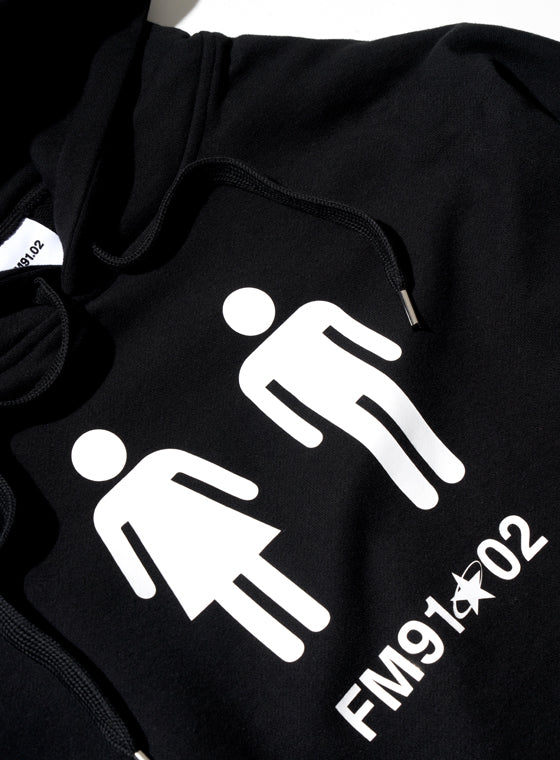 FM91.02 (エフエム91.02)　F+M HOODY black