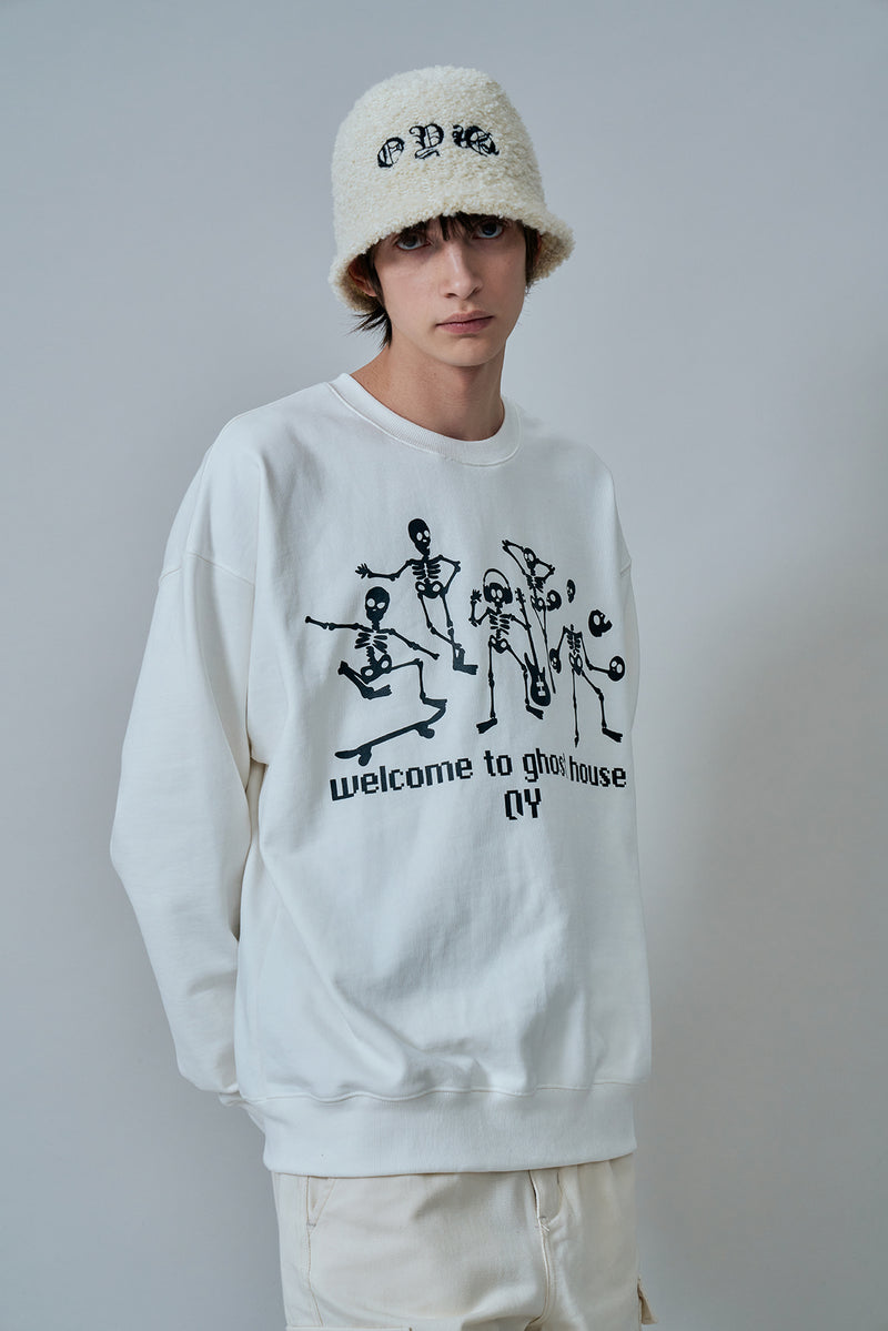 オーワイ(OY) SKULL FAMILY MTM-WHITE