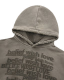 MYDEEPBLUEMEMORIES(マイディープブルーメモリーズ)      "belief" "wish" "love" hoodie