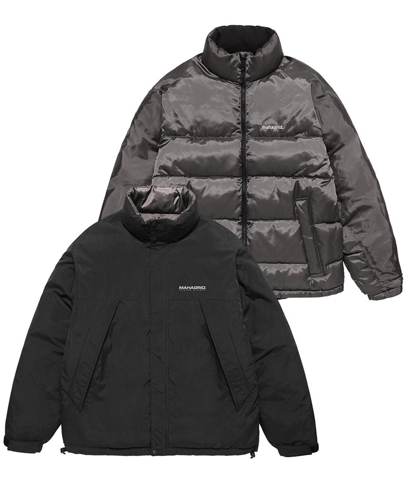 mahagrid (マハグリッド) REVERSIBLE SOLAR BALL PARKA [BLACK]