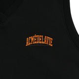 アクメドラビ(acme' de la vie)  ARCH LOGO EMBROIDERY VEST BLACK